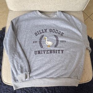 Gray Silly Goose University Sweatshirt